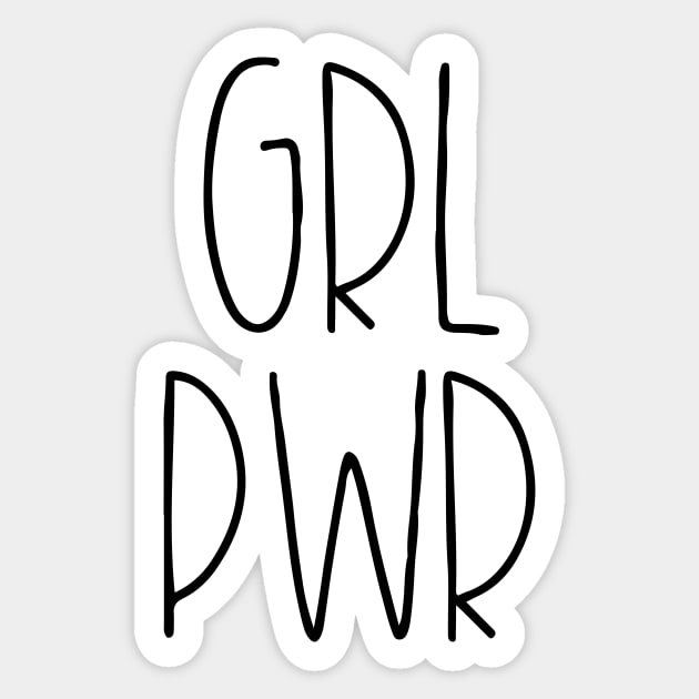 GRL PWR Sticker by LemonBox